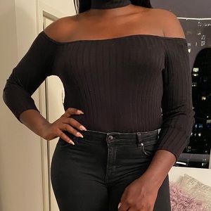 Forever 21 Choker Bodysuit